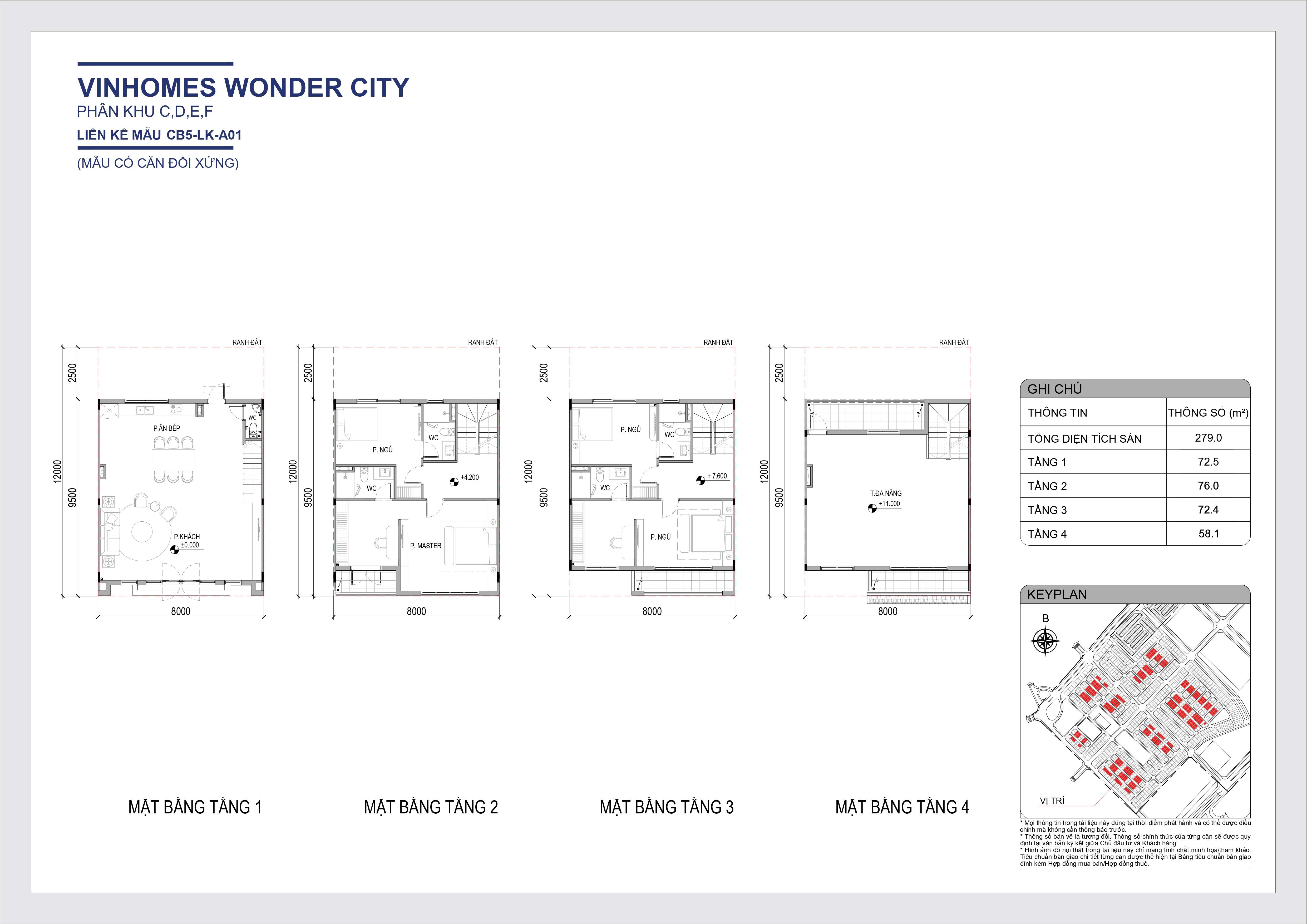 Thiết kế chi tiết kiền kề 96m